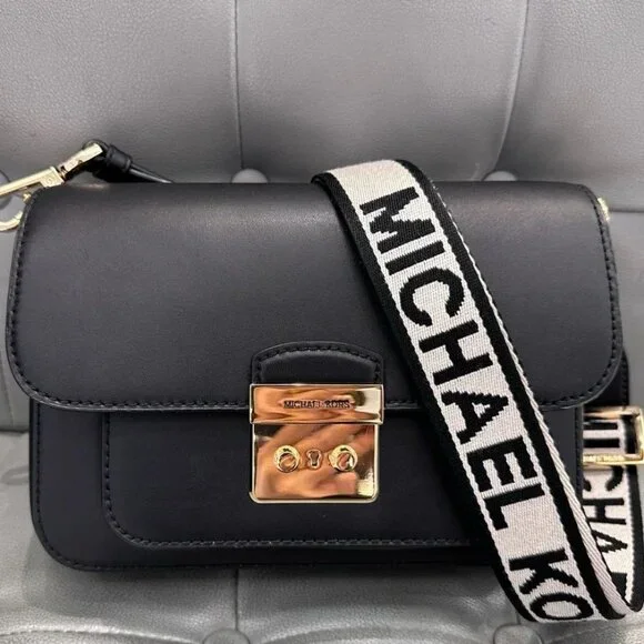 Michael Kors Sloan Editor Black Michael Kors Sloan Editor Leather